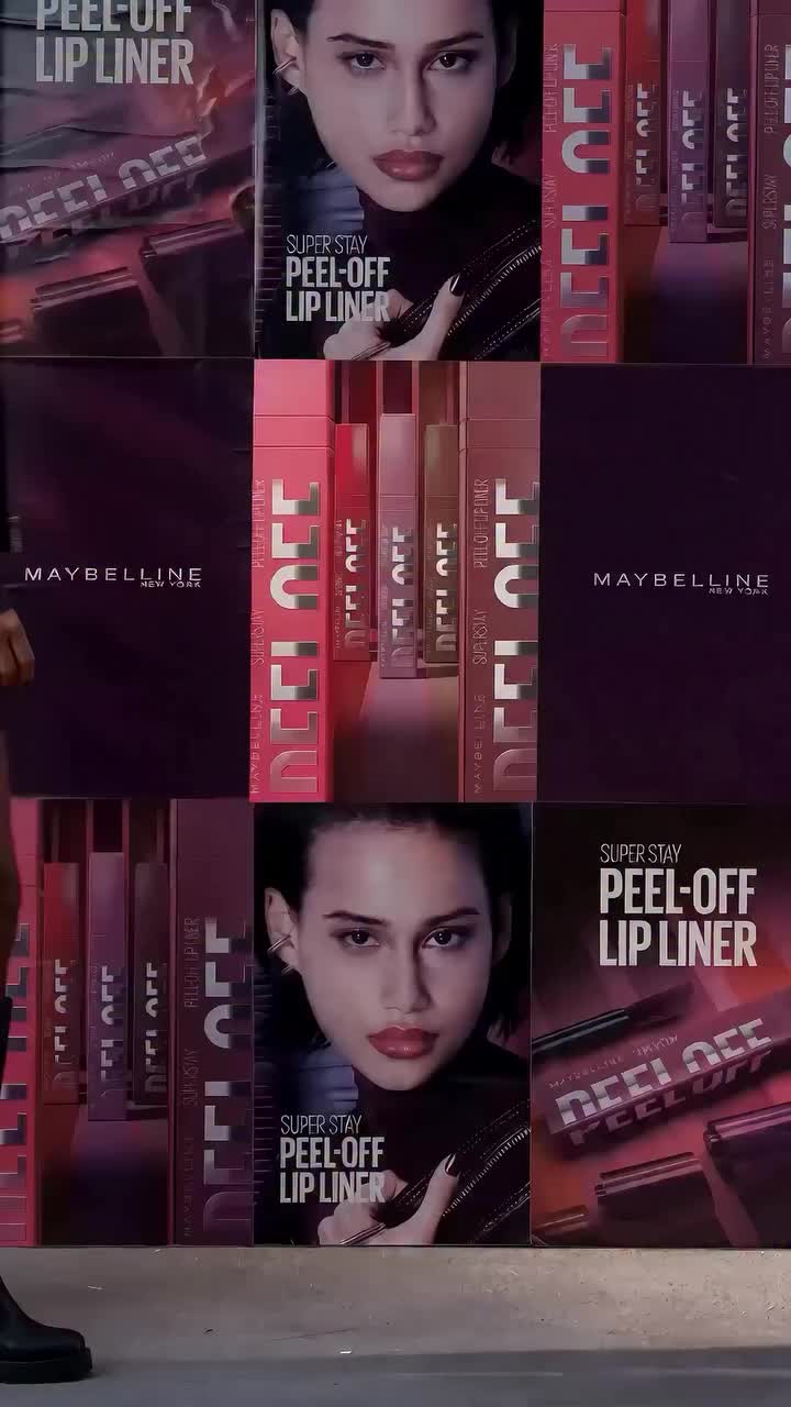 Maybelline beauty commercial, makeup by Gabriel Barse